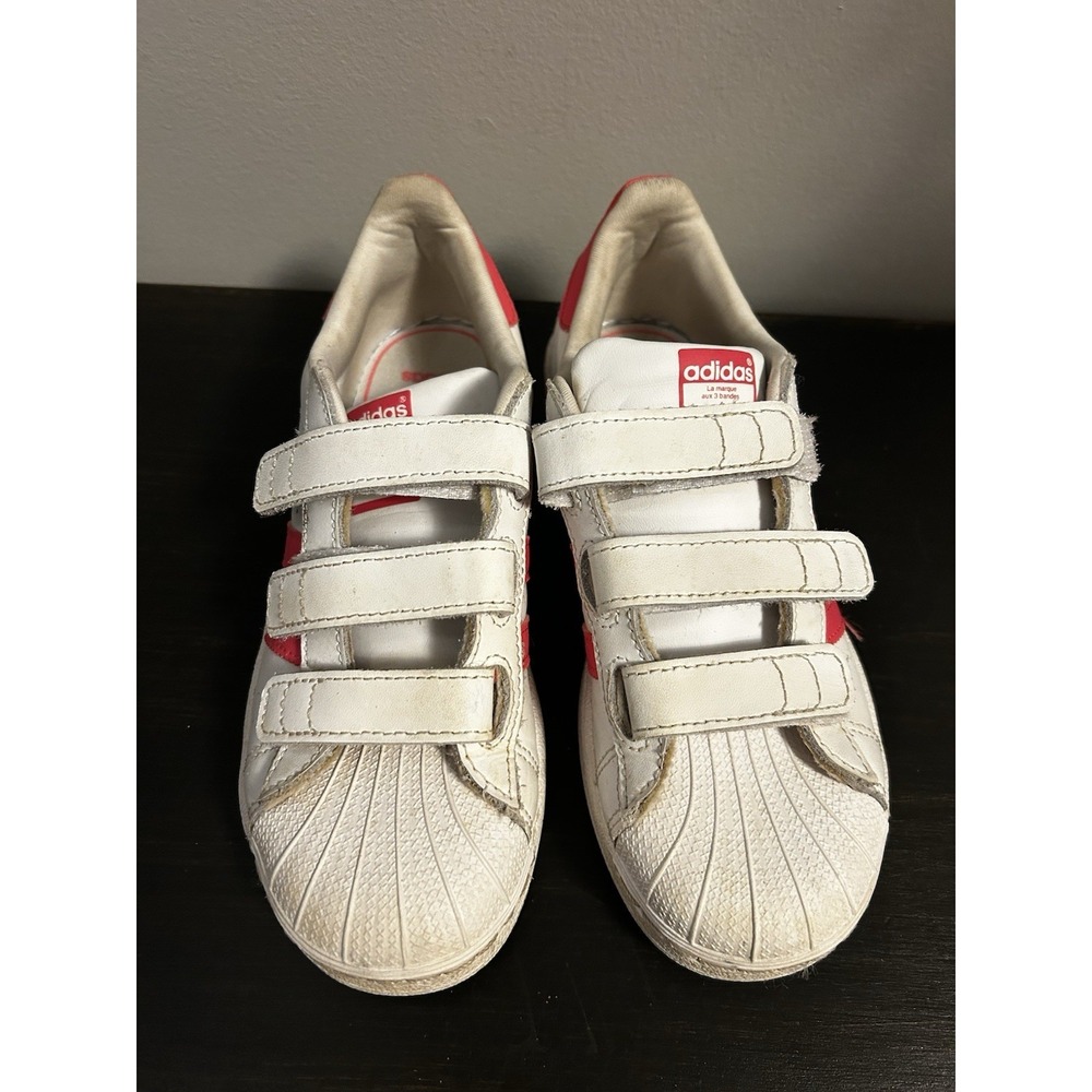 Adidas SUPERSTAR Youth GIRL US 2.5 Shoes White Pink‎ CG6621 EUR 34 UK 2